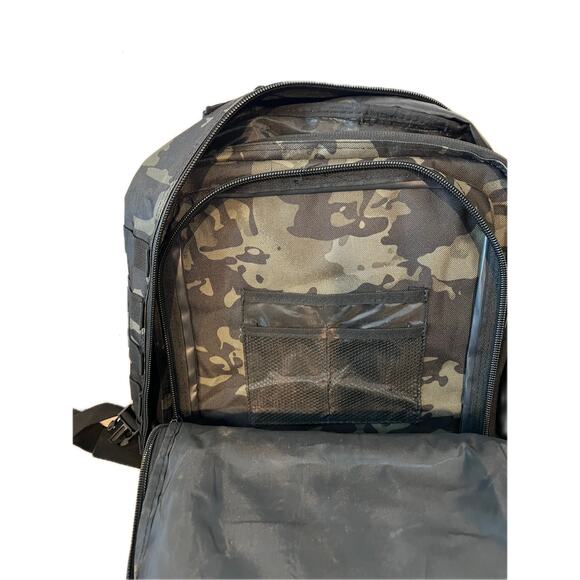 Mercury Green Camo XL Tactical Backpack - Picture 3 of 4